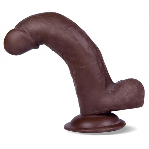 Dildo realistico Slidy Cock 15 x 4cm Marrone