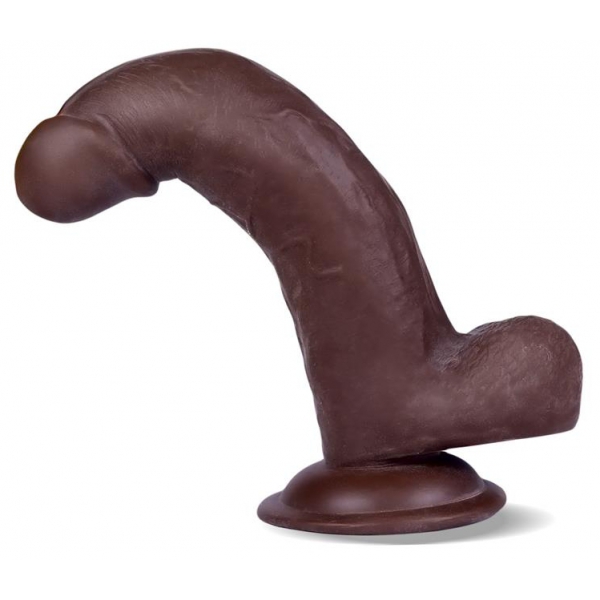 Realistischer Dildo Slidy Cock 15 x 4cm Braun