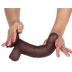 Gode réaliste Slidy Cock 15 x 4cm Marron