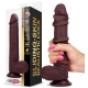 Dildo Deslizante Realístico Galo 17 x 4cm Castanho