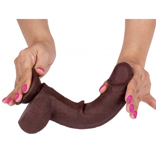 Dildo realistico Slidy Cock 17 x 4 cm Marrone