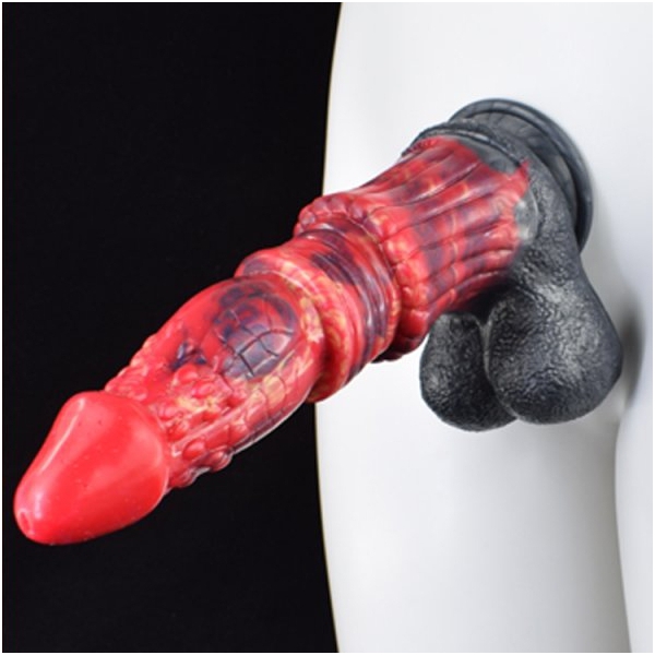 Dragon Color Silicone Dildo - 08