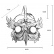 Masque STEAMPUNK Hibou