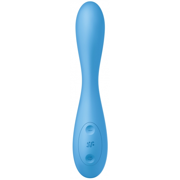 Verbundener Vibrator G-SPOT FLEX 4+ Satisfyer 20cm Blau