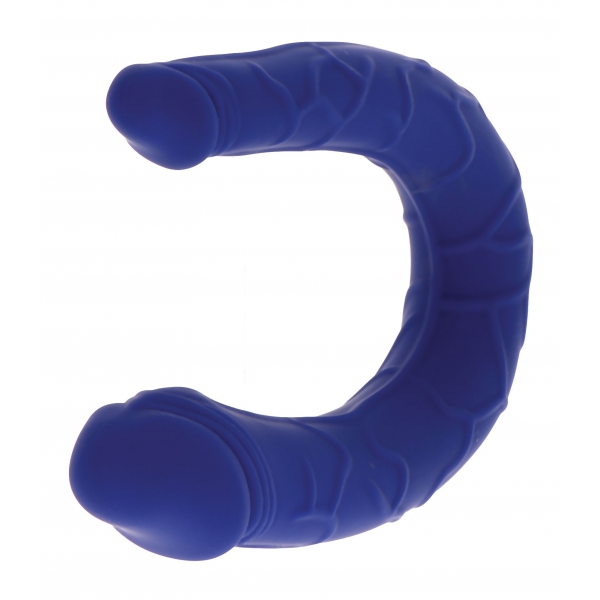 Mini Doppeldildo U-Shape 11 x 3.1cm Blau