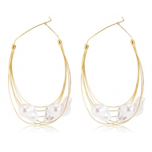 Joy Jewels Pendientes de oro 10cm