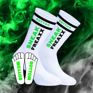 SneakFreaxx Socken Neon Unten Grün