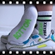 Chaussettes Socken Neon Bottom Vert