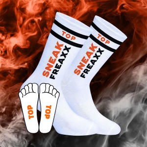 SneakFreaxx Socken Neon Top Orange