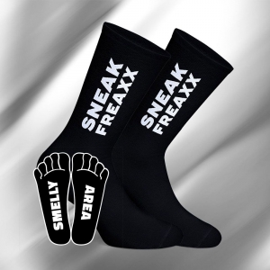 SneakFreaxx Socken SMELLY AREA Schwarz