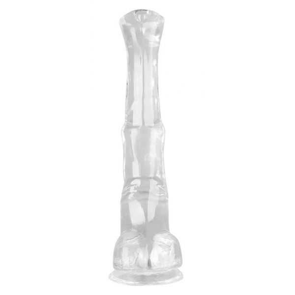 Clear Realistic Horse Cock With Ball XL