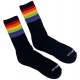 PRIDE GYM Rainbow black socks