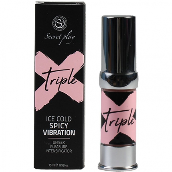 Triple X Heating and Vibrating Gel 15ml