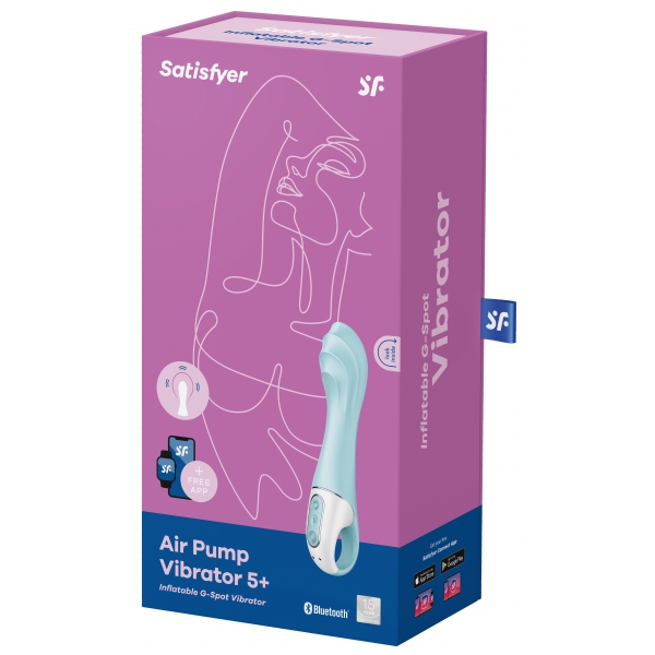 Luchtpomp Vibrator 5+ Satisfyer 12 x 3.5cm