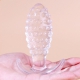 Pineapple Butt Plug CLEAR XL