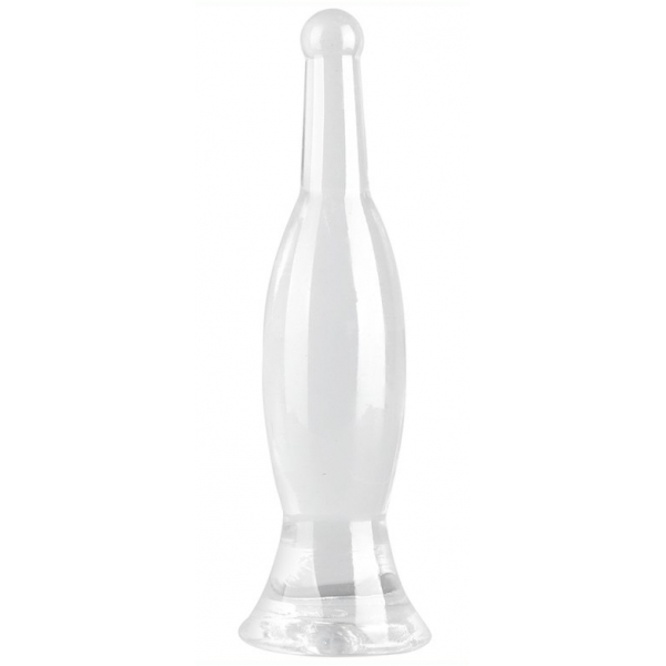 Transparenter Plug Bottle S 18 x 4.5cm