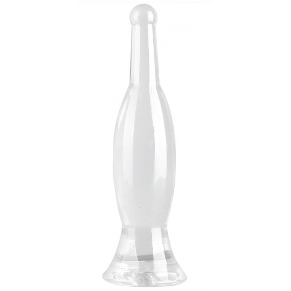 Bottiglia M 22 x 5,5 cm tappo trasparente