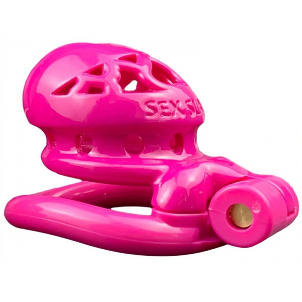 Gabbia di castità Sex Slave S 5 x 3,4 cm rosa