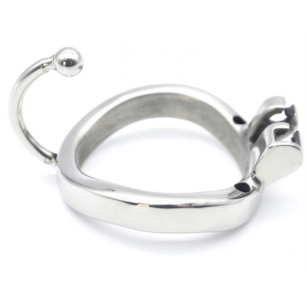 Hooky metal chastity cage 7.5 x 3.3cm