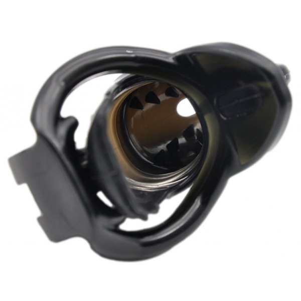 HT ? Silicone Cage Chastity Device - Barbed S BLACK