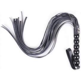 Flogger With Black Gourd Handle Noir