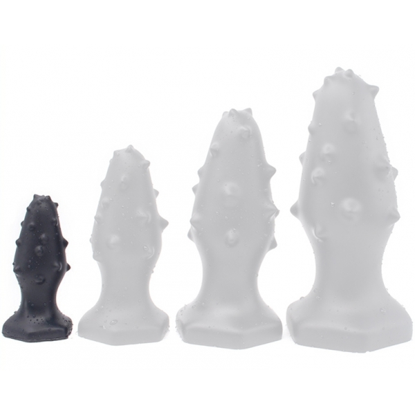 Silicone plug Monster Spike S 8 x 3.5cm Black