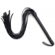 Length Fuax Leather Flogger 7 Nails Noir