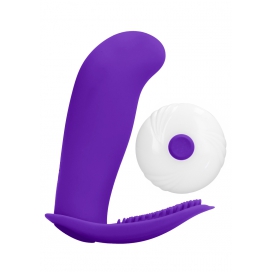 LEON Vibrating Stimulator 8.5 x 3cm Purple