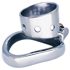 Bent Ring Cylindrical Short Chastity Lock