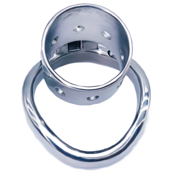 Bent Ring Cylindrical Short Chastity Lock