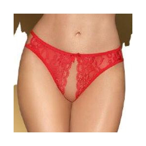 Penthouse NAUGHTY VALENTINE Red open panties