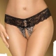 Leopard print panties PURE INSTINCTS Black