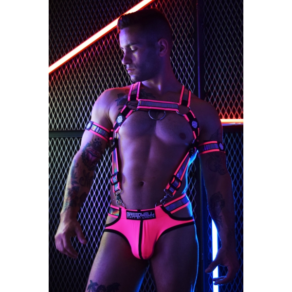 Reflector Neon Roze Harnas