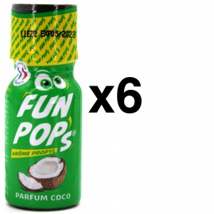 Fun Pop'S FUN POP'S Profumo di cocco Propyle 15ml x6