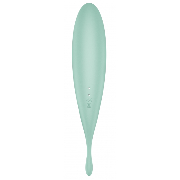 Stimolatore clitorideo collegato Twirling Pro Satisfyer Verde