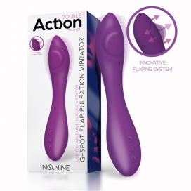 ACTION Vibro G-Spot Flap Pulsator 22cm Purple