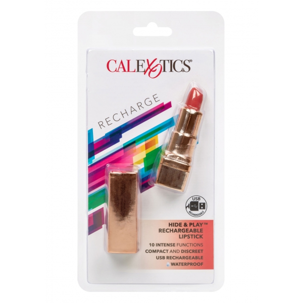 Vibro Lipstick 8cm Rot