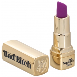 Naughty Bits Barra de labios Vibro Bad Bitch 7,5cm Morado