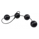 Boules de Geisha RUBICON L 35 x 6cm Noires