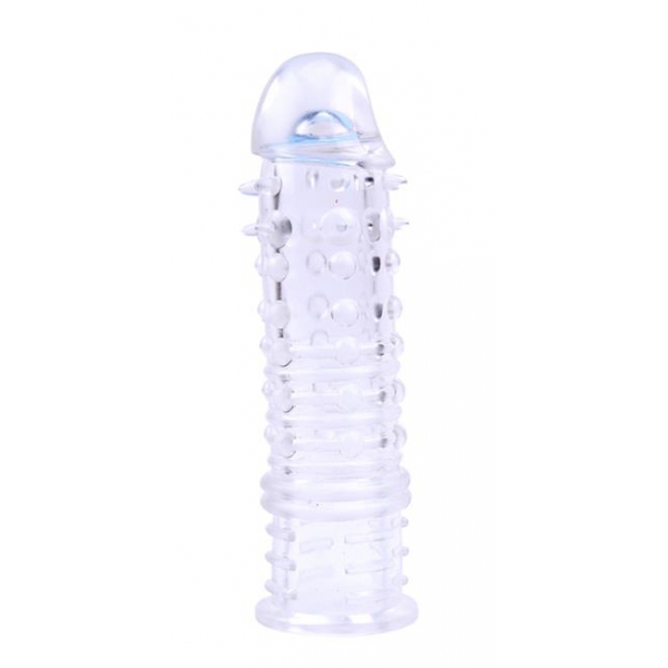 Swirls penis sheath 16 x 4cm Transparent