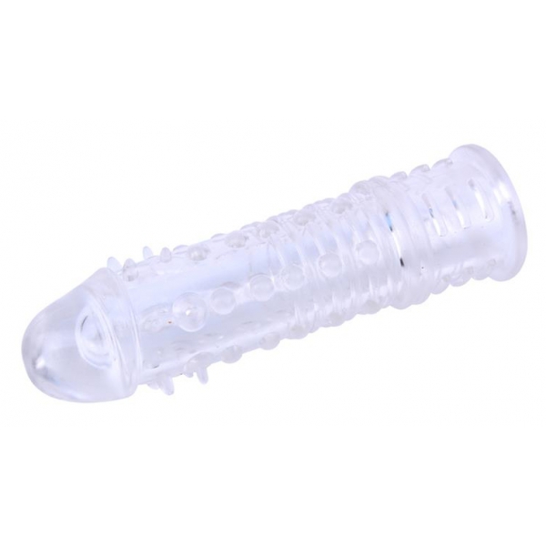 Swirls penis sheath 16 x 4cm Transparent