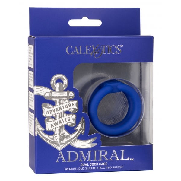 Dual Cockring Doppia gabbia per il cazzo Admiral 32 mm