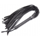 Prop Show Scatter Whip - Real Leather BLACK