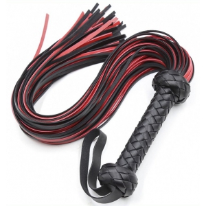 Correct Me Queen's Whip Prop Loose Whip BLACK RED