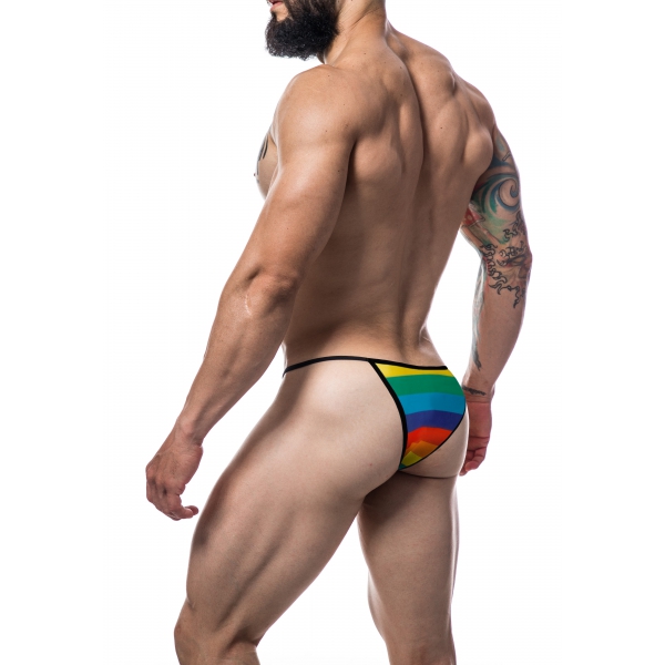 Sexy Briefkini Slip Rainbow