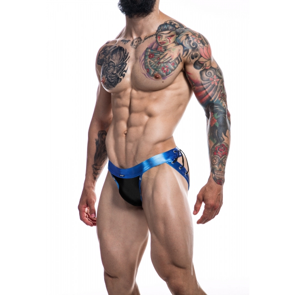 C4M-Desire Jockstrap-BlueLeatherette