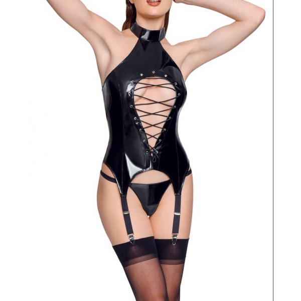 Cinto suspenso VINYL BASQUE ROPE Black