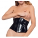 Corsetto VINYL WAIST CINCHER Nero