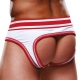 Prowler Open Briefs - White/Red
