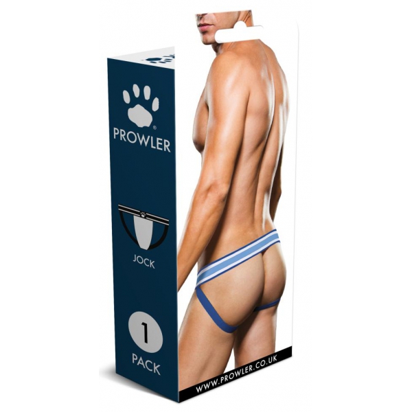 Perizoma Jock Prowler Bianco-Blu